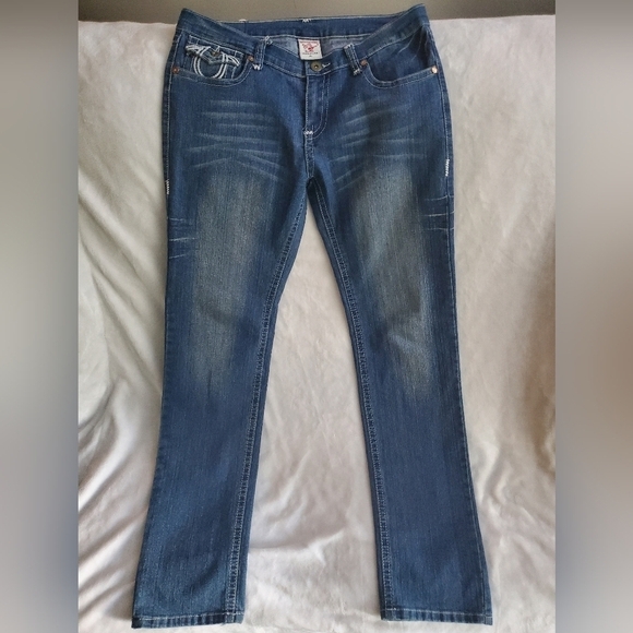 True Religion Denim - True Religion Joey Jeans women's size 30 white stitching